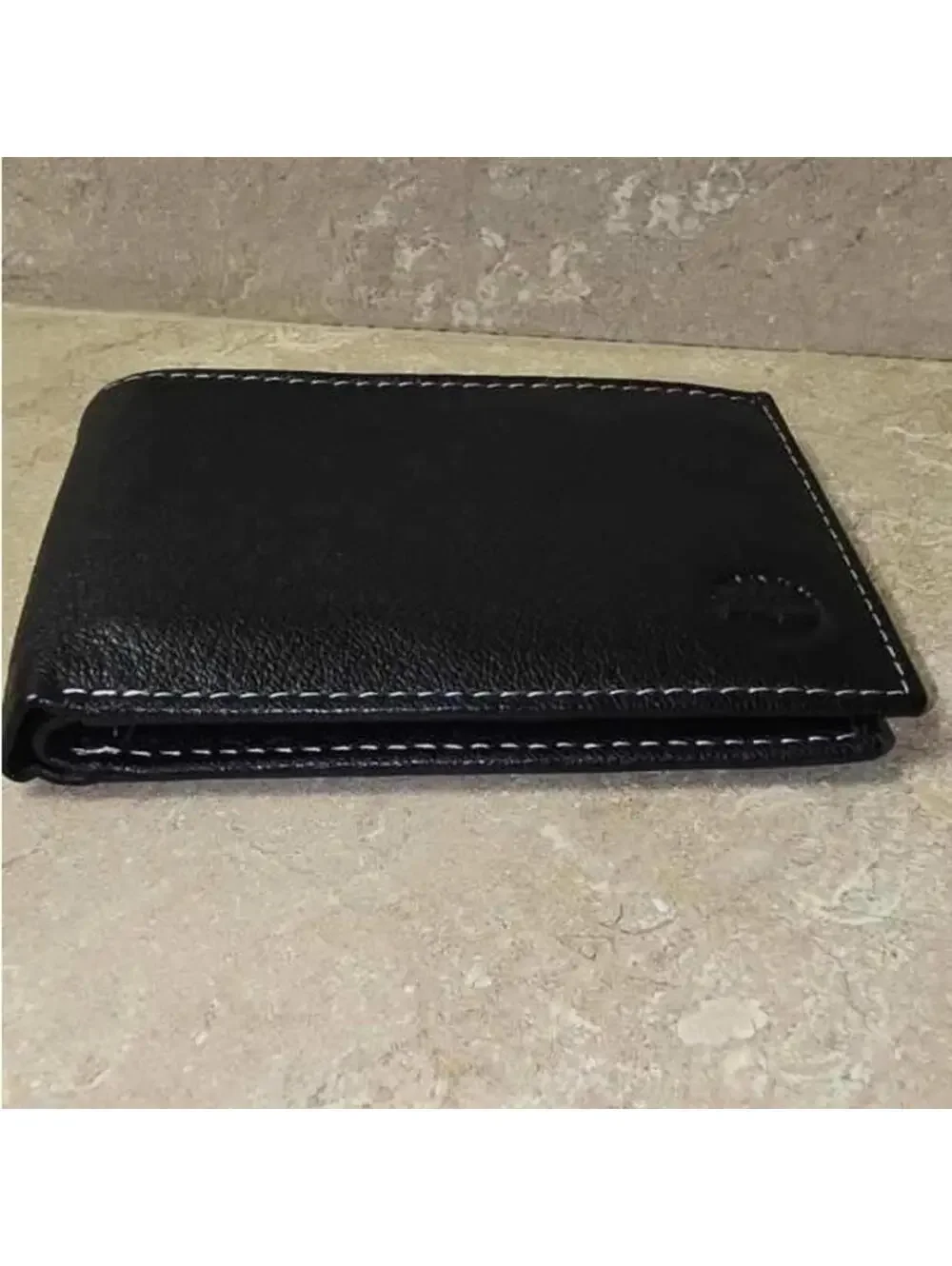 Timberland Men’s Black Leather Bi-Fold Wallet